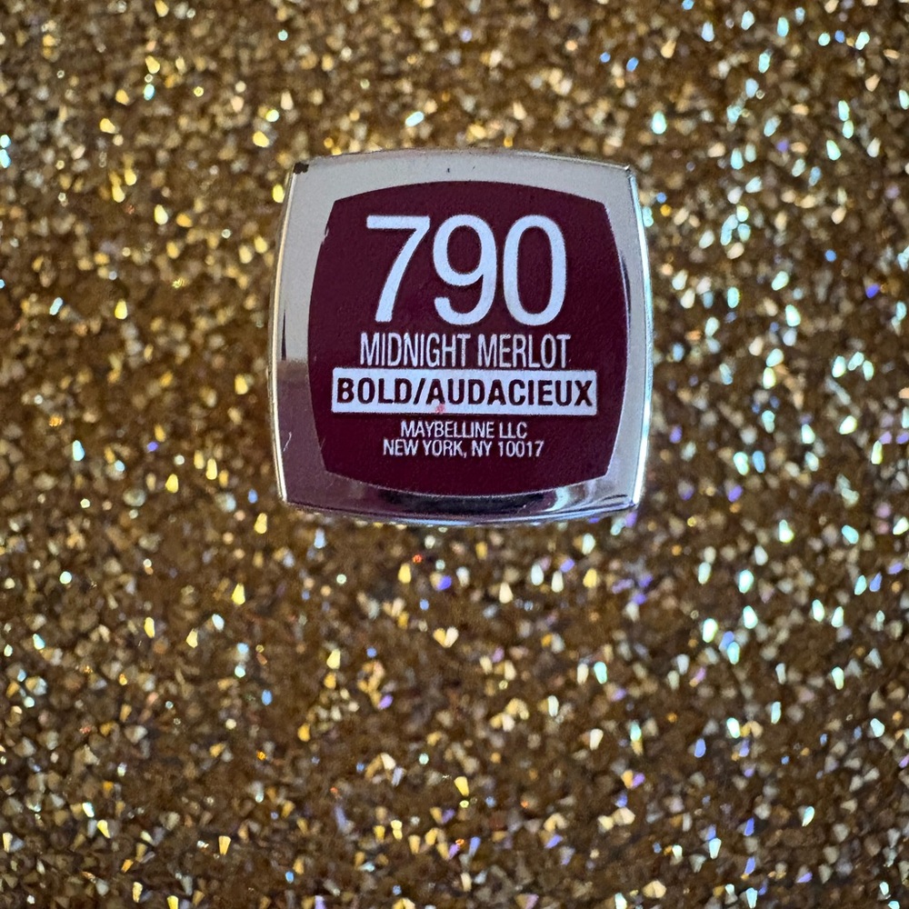 Maybelline ColorSensational NWT  Lipstick in Midnight Merlot # 790 - Picture 4 of 5